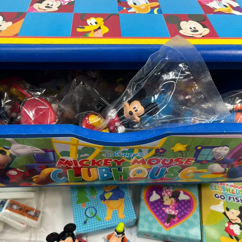 Disney Mickey Mouse Clubhouse Game House w/8 Games‎ Mickey and Goofy Pieces